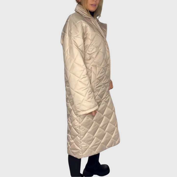 Amber | Reversible quilted coat