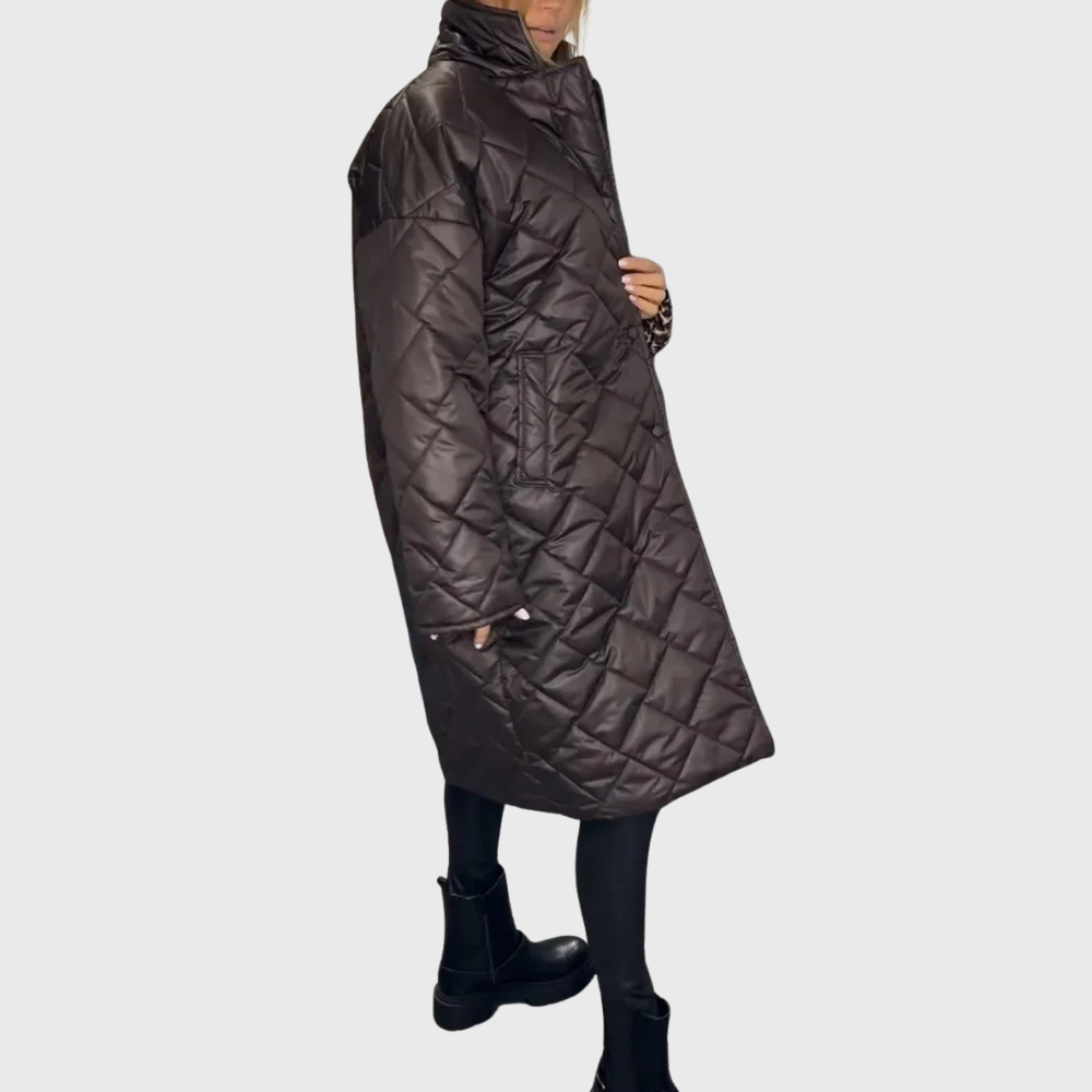 Amber | Reversible quilted coat