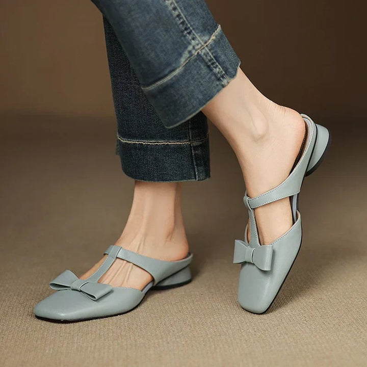 Annie | Cozy Square Toe Slippers