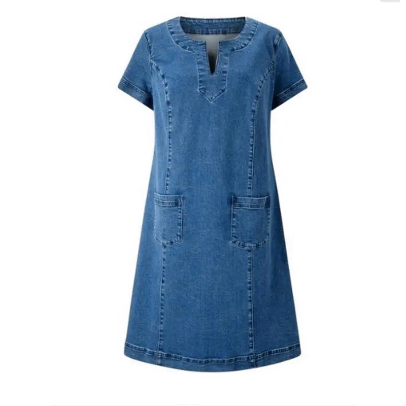 Emma | Soft Denim Dress