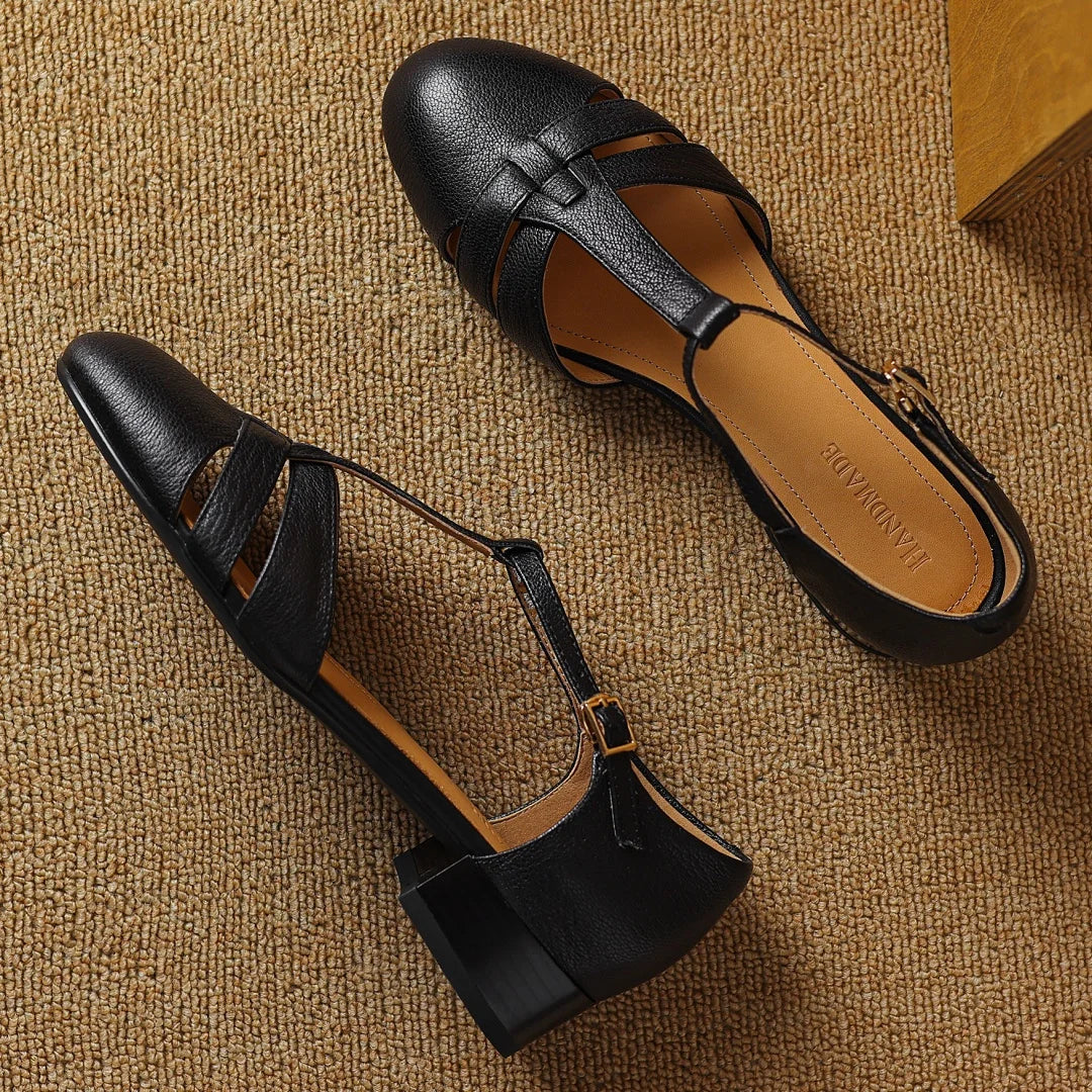 Annie | T-Bar Ballet Flats