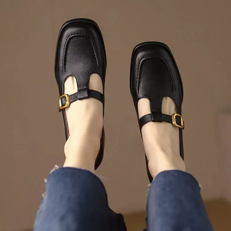 Annie T-Strap Sandals