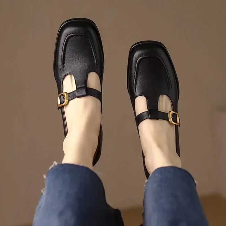 Annie T-Strap Sandals