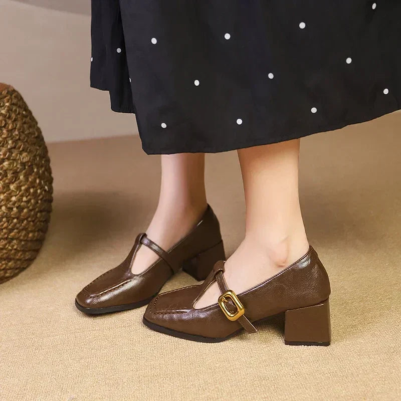 Annie | Classic French Mary Jane Shoes