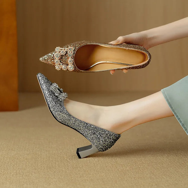 Gloria Glitter Pumps by Annie