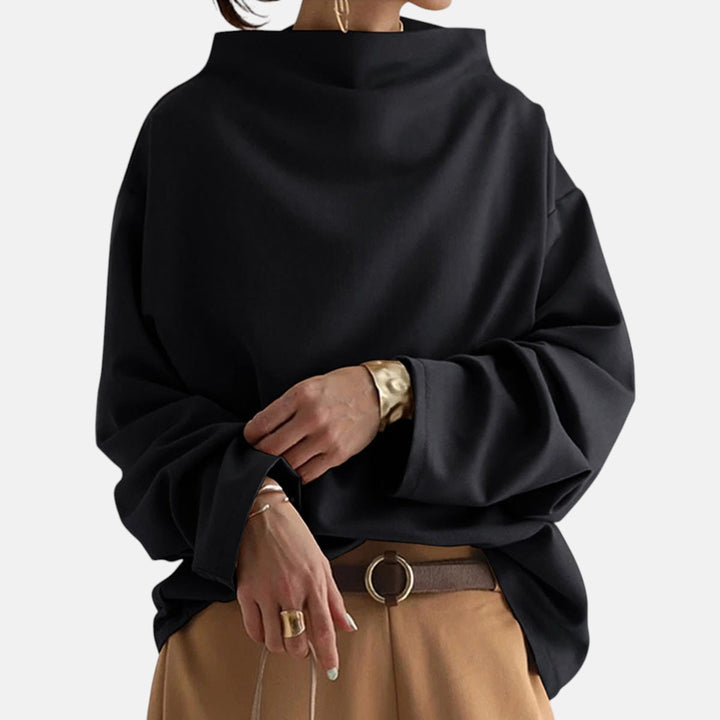 Gabriella™ | Stylish High Neck Knit Sweater