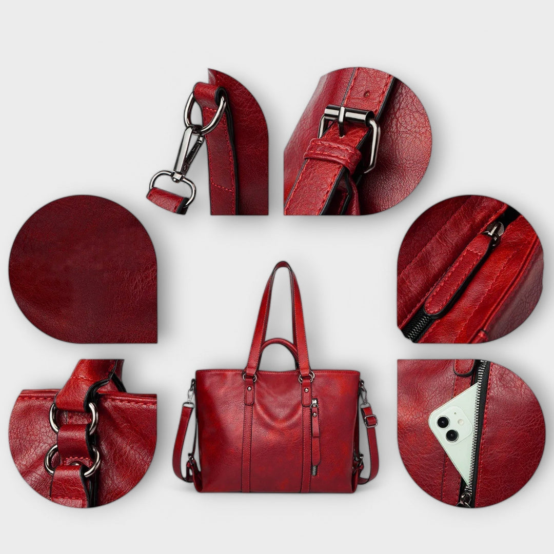 Annie | Oversized Leather Tote