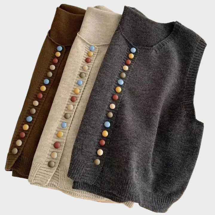 Clara | Classic Knit Vest