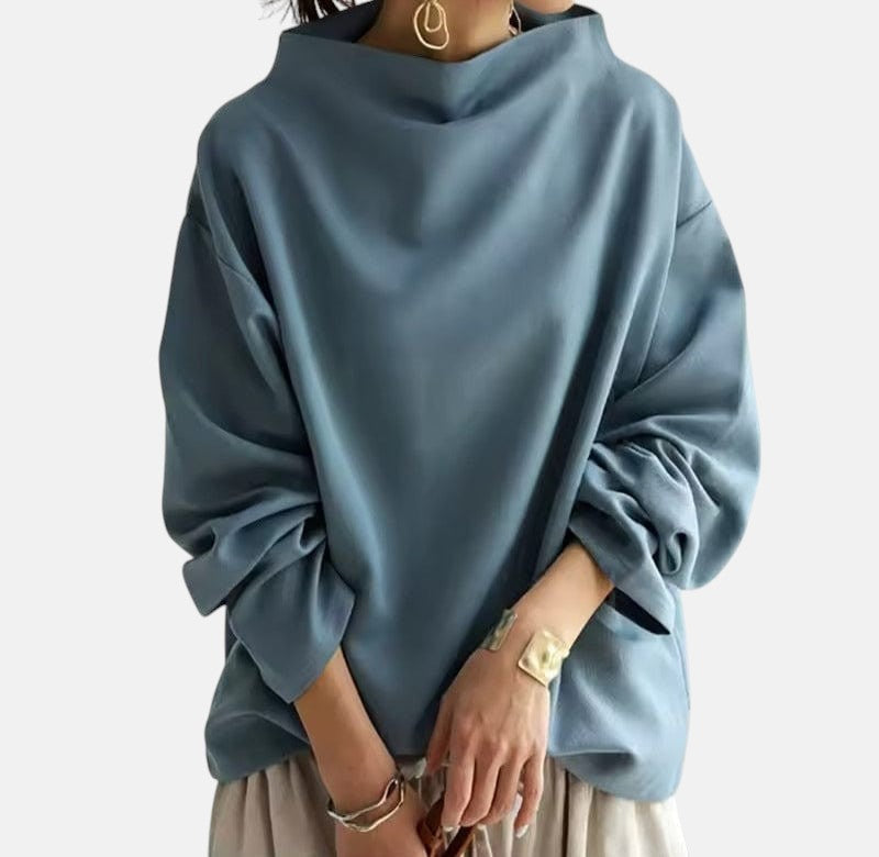 Gabriella™ | Stylish High Neck Knit Sweater