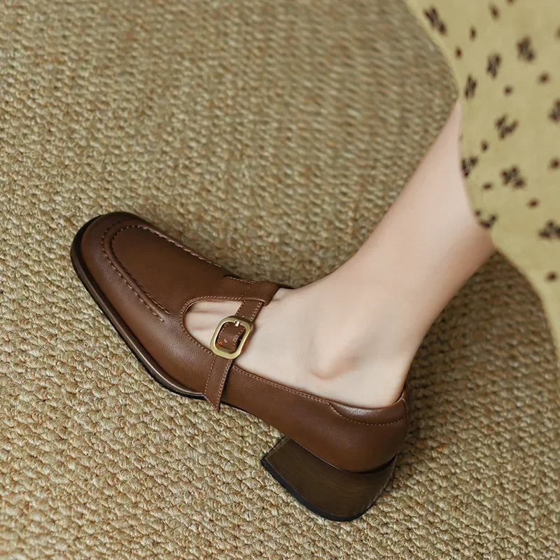 Annie T-Strap Sandals