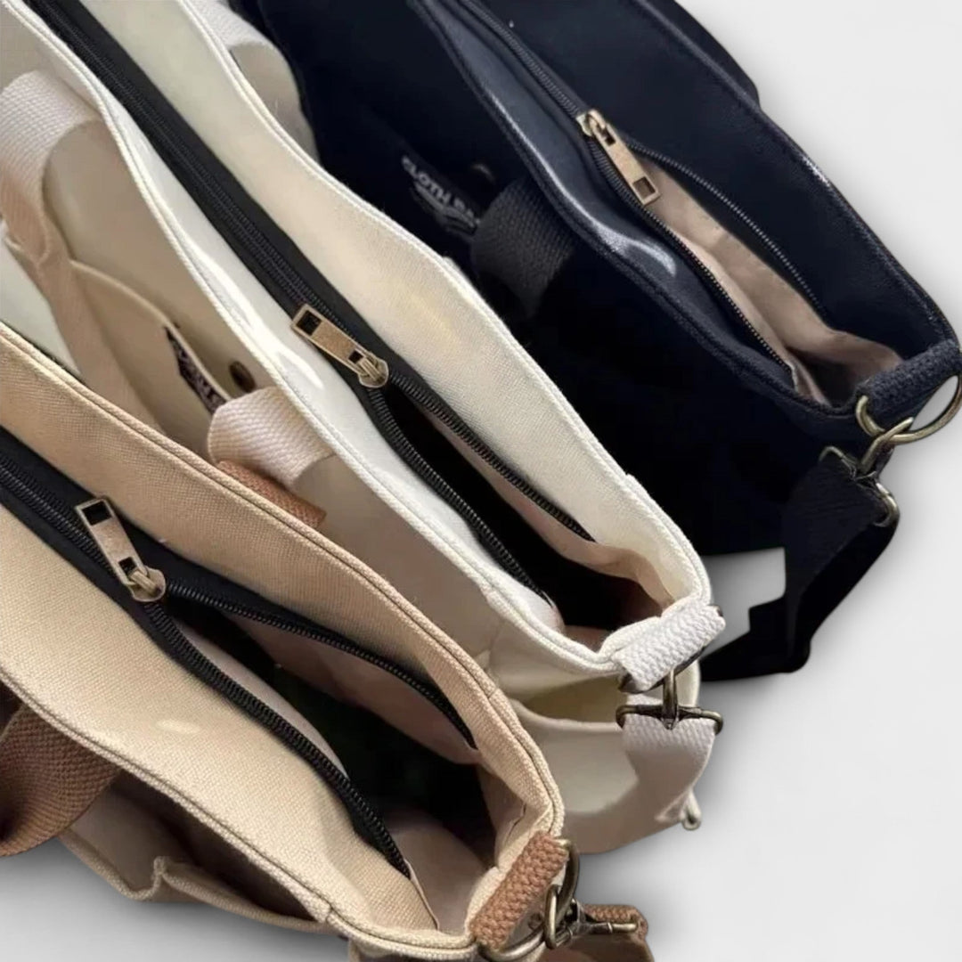 Annie | Sleek Minimalist Canvas Tote