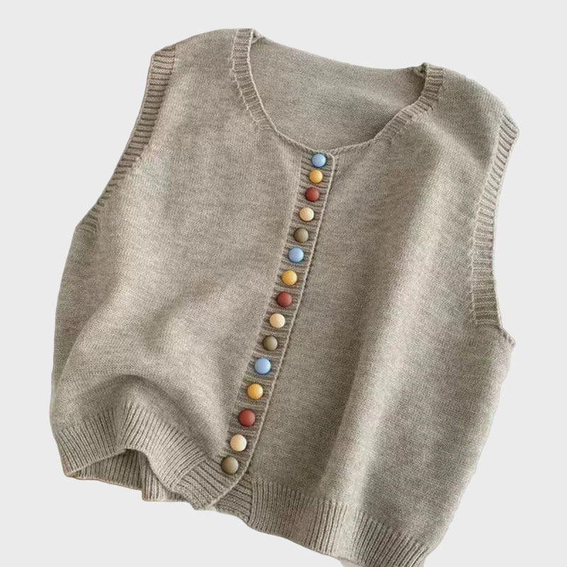 Clara | Classic Knit Vest