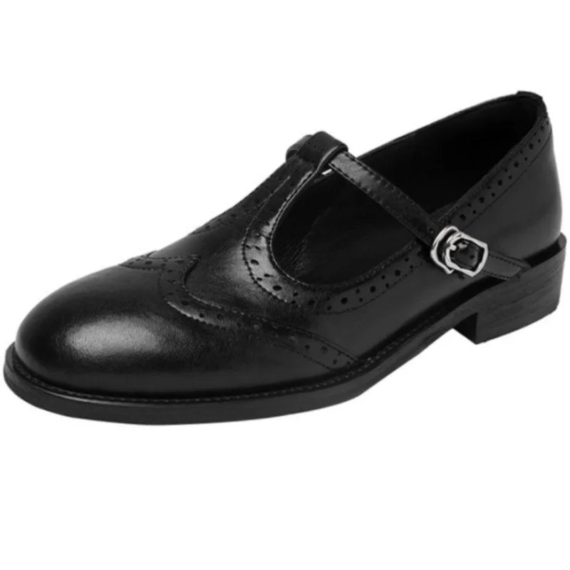 Annie | Chic T-Strap Mary Jane Shoes