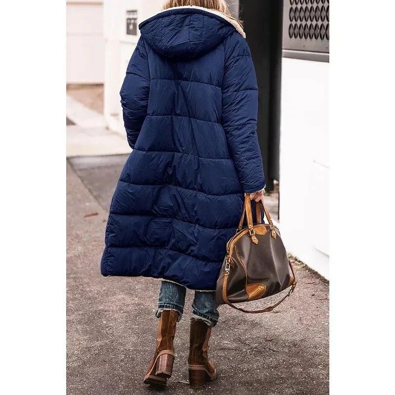 Joelle | Dual-Fabric Winter Coat