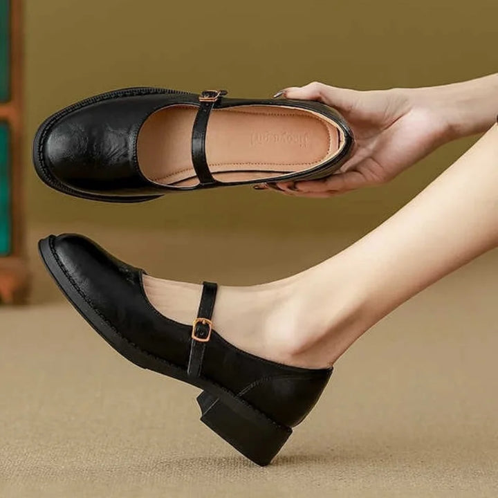 Annie | Timeless Leather Mary Jane Comfort Shoes