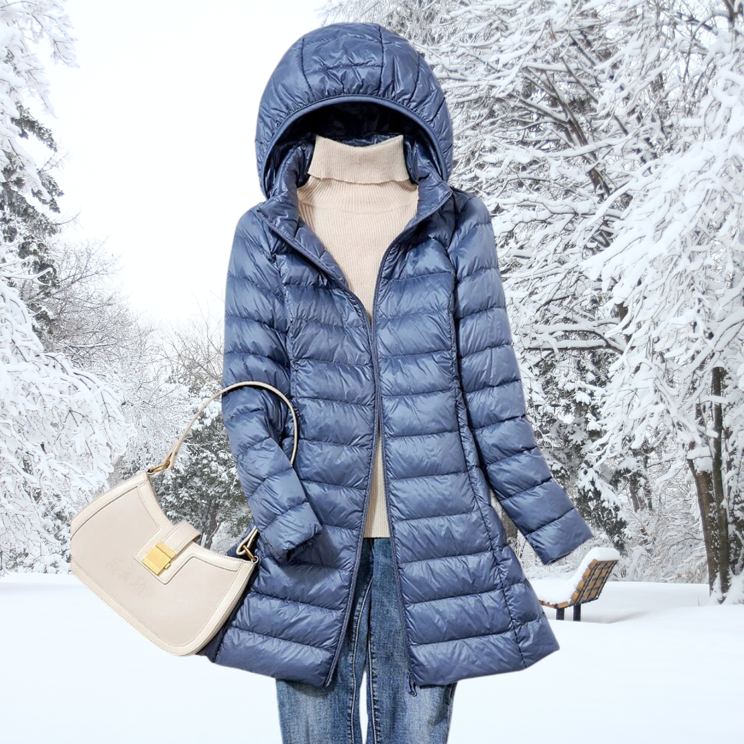 Saira | Ultralight Down Hooded Jacket