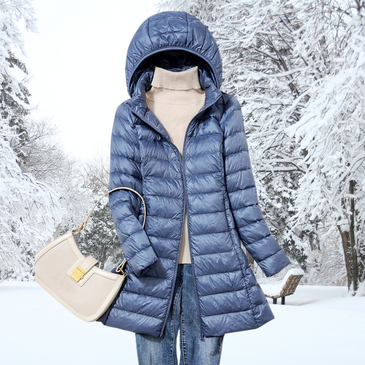 Saira | Ultralight Down Hooded Jacket