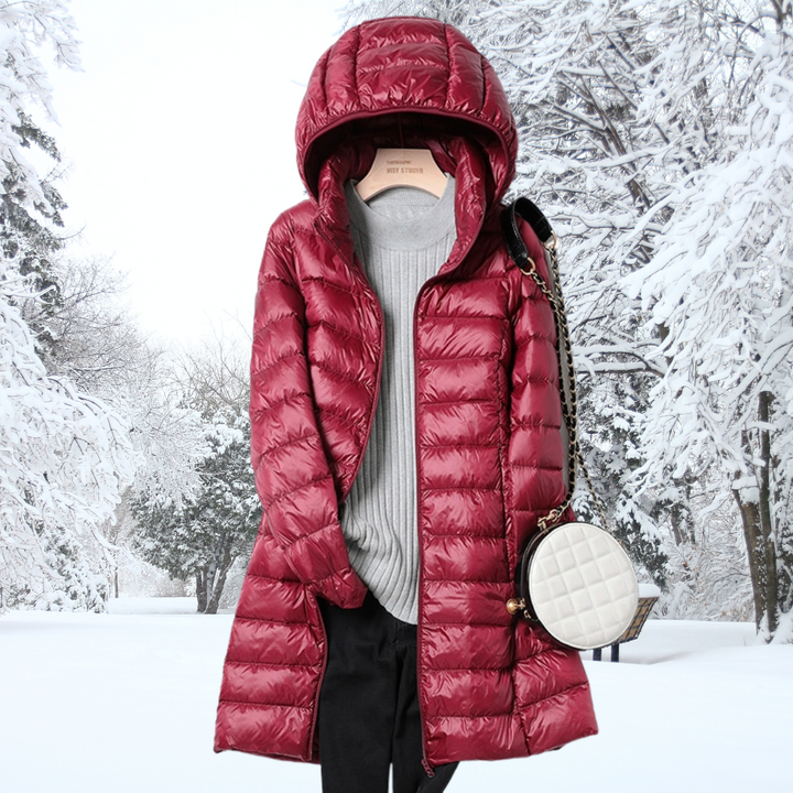 Saira | Ultralight Down Hooded Jacket
