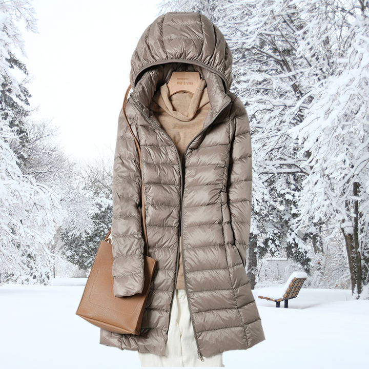 Saira | Ultralight Down Hooded Jacket