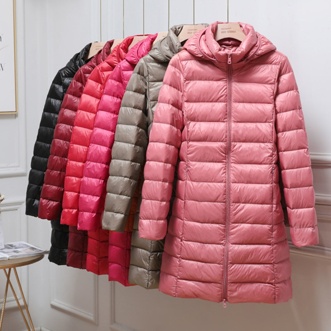 Saira | Ultralight Down Hooded Jacket