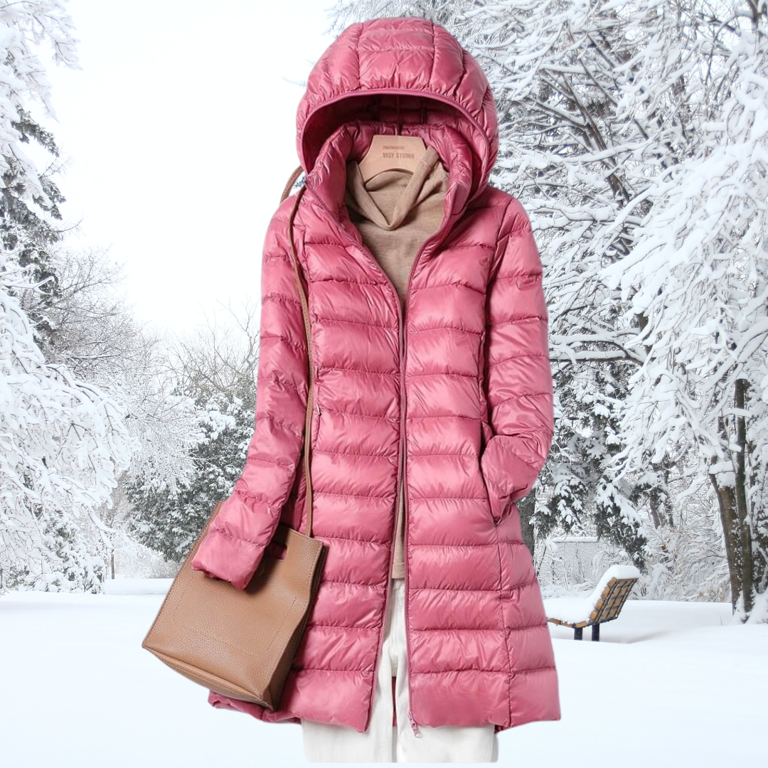 Saira | Ultralight Down Hooded Jacket