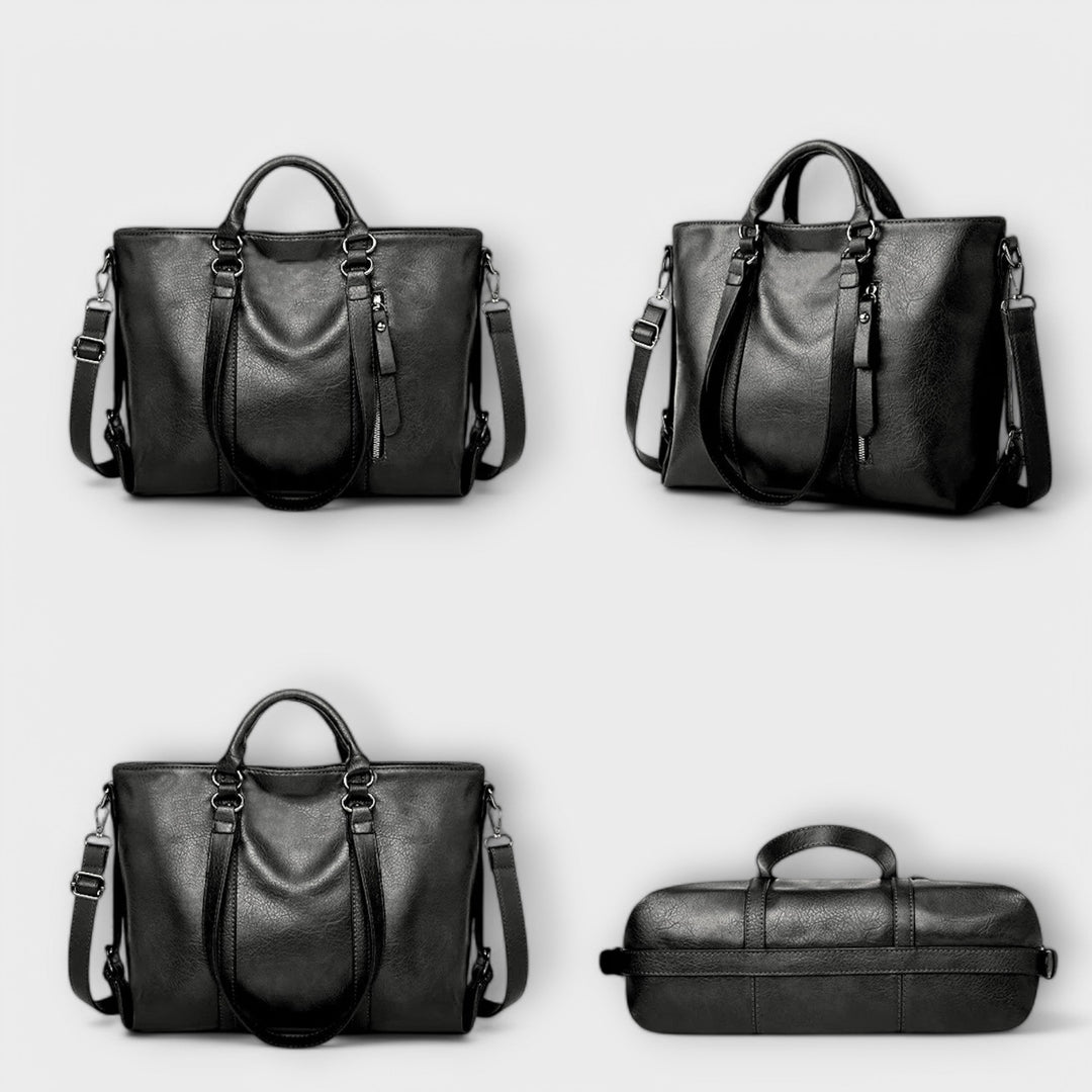 Annie | Oversized Leather Tote