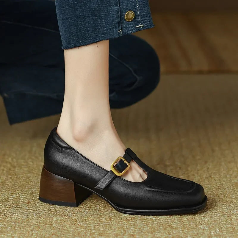 Annie T-Strap Sandals