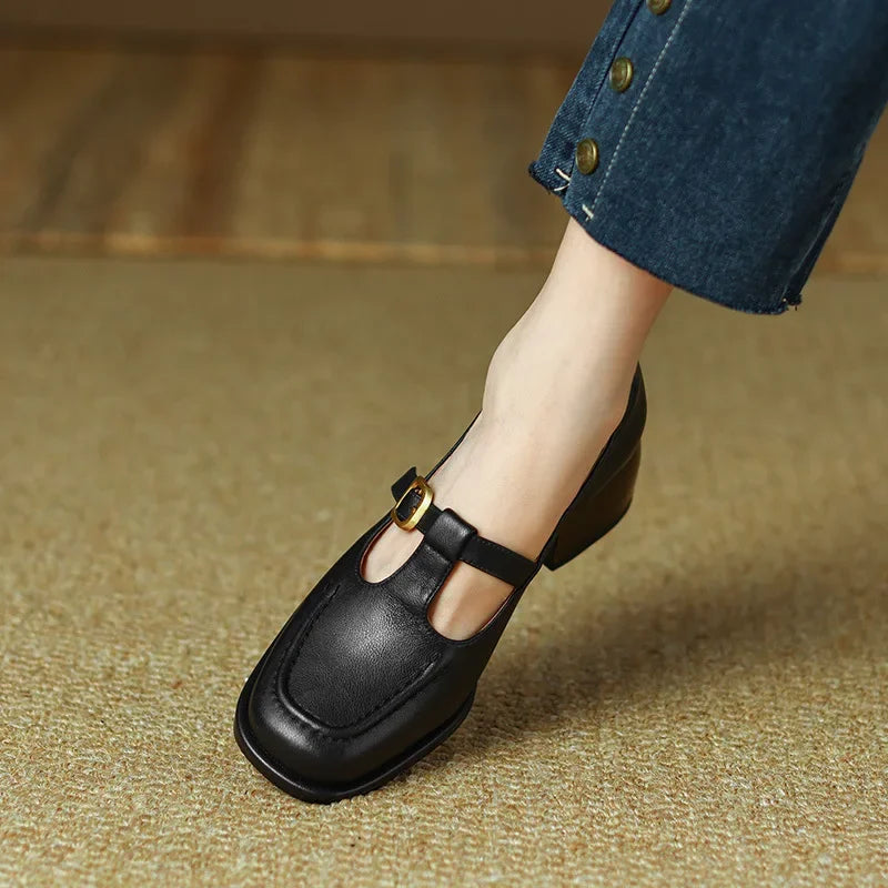 Annie T-Strap Sandals
