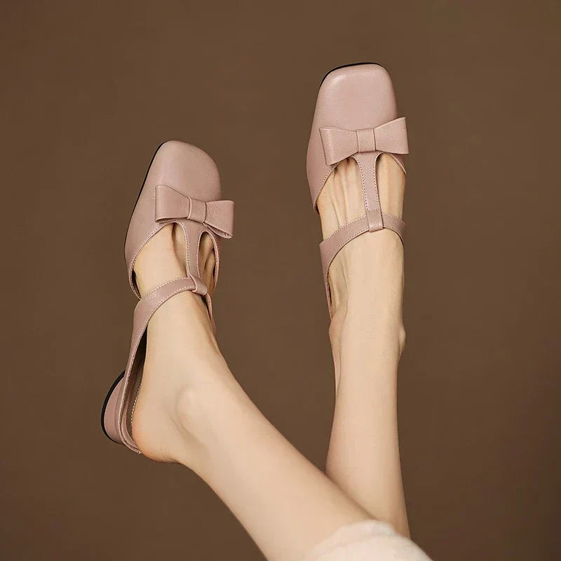 Annie | Cozy Square Toe Slippers