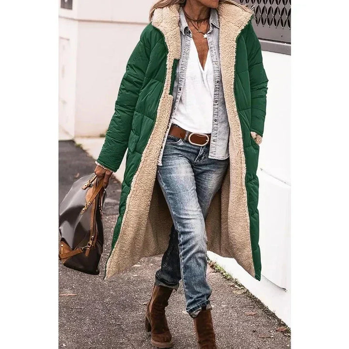 Joelle | Dual-Fabric Winter Coat