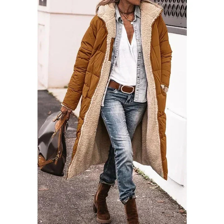 Joelle | Dual-Fabric Winter Coat