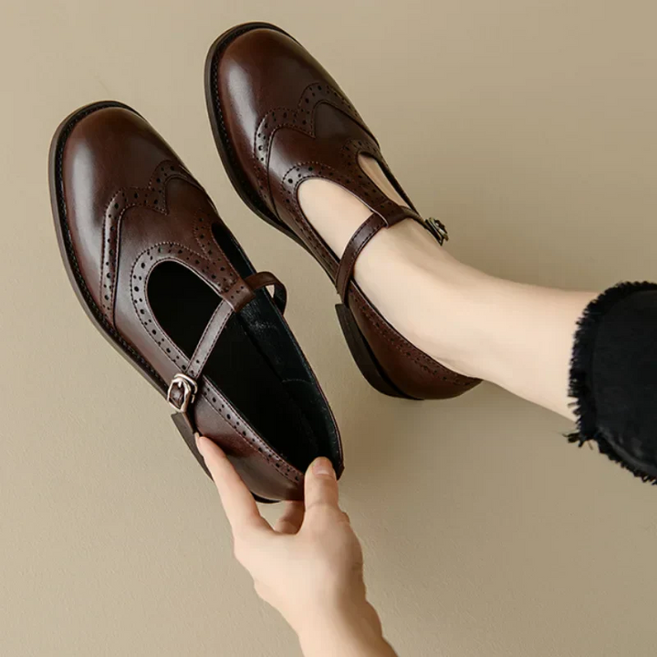 Annie | Chic T-Strap Mary Jane Shoes