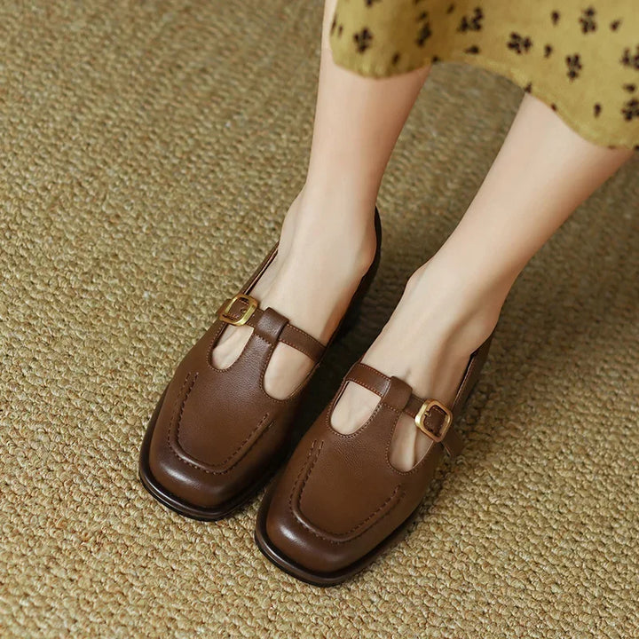 Annie T-Strap Sandals