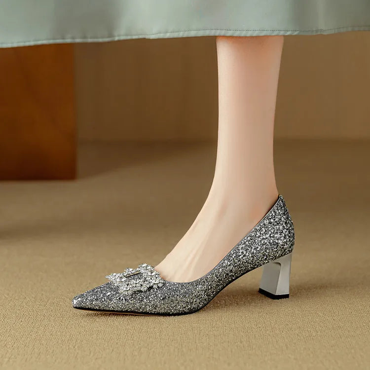 Gloria Glitter Pumps by Annie