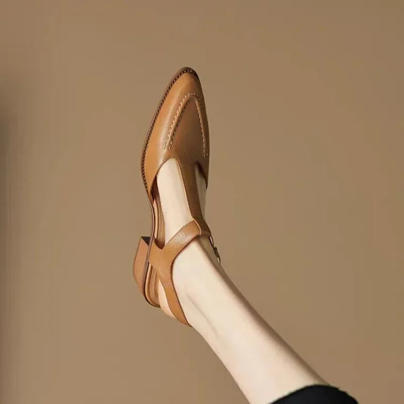 Annie | Aurenza Buckled Footwear