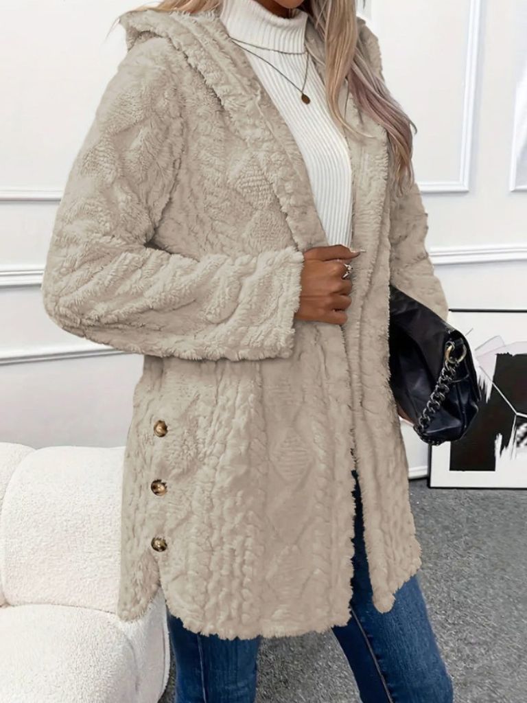 Laura | Cozy Hooded Cardigan