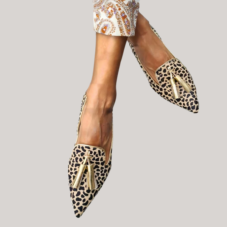 Julianne | Women's Leopard Print Loafers