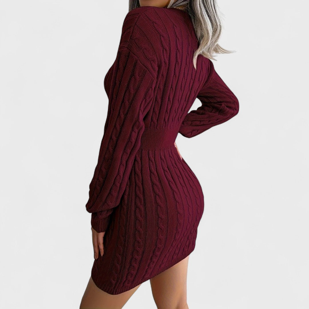 Purity - Warm and Refined Knit Dress