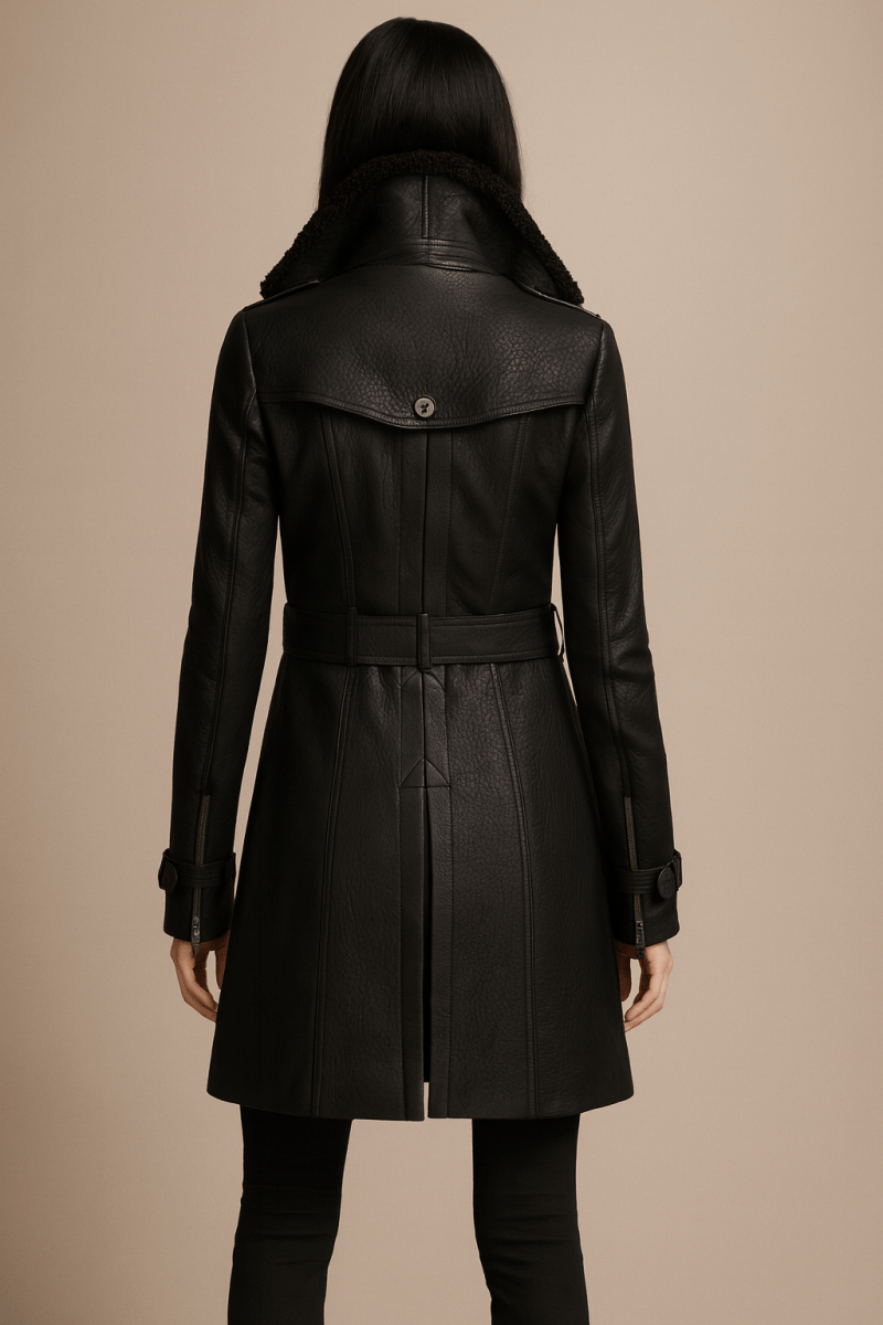 ALLESIA | Sophisticated Leather Jacket