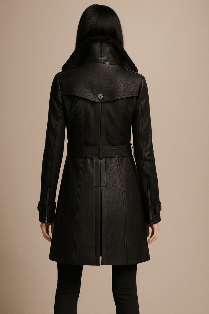 ALLESIA | Sophisticated Leather Jacket