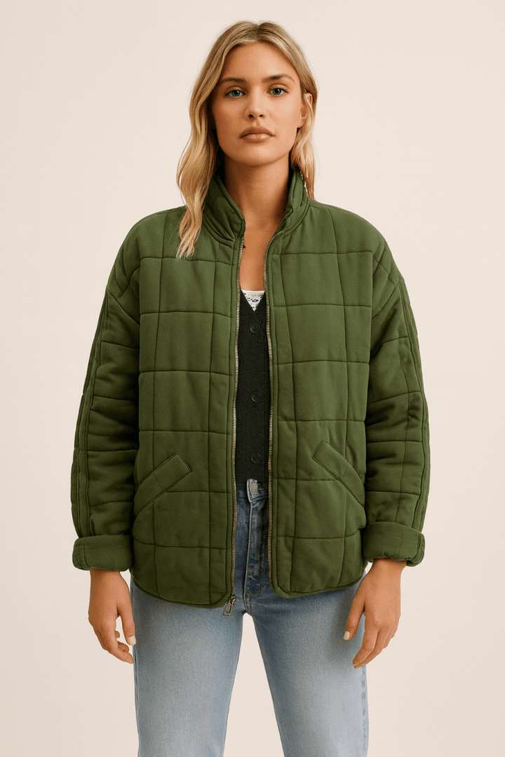 Porshia | Oversized Mid Season Jacket