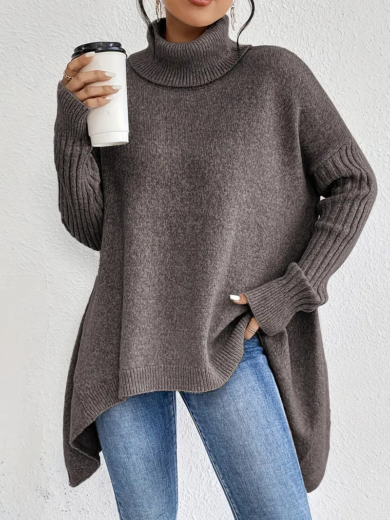 Mila | High Neck Sweater with Loose Fit