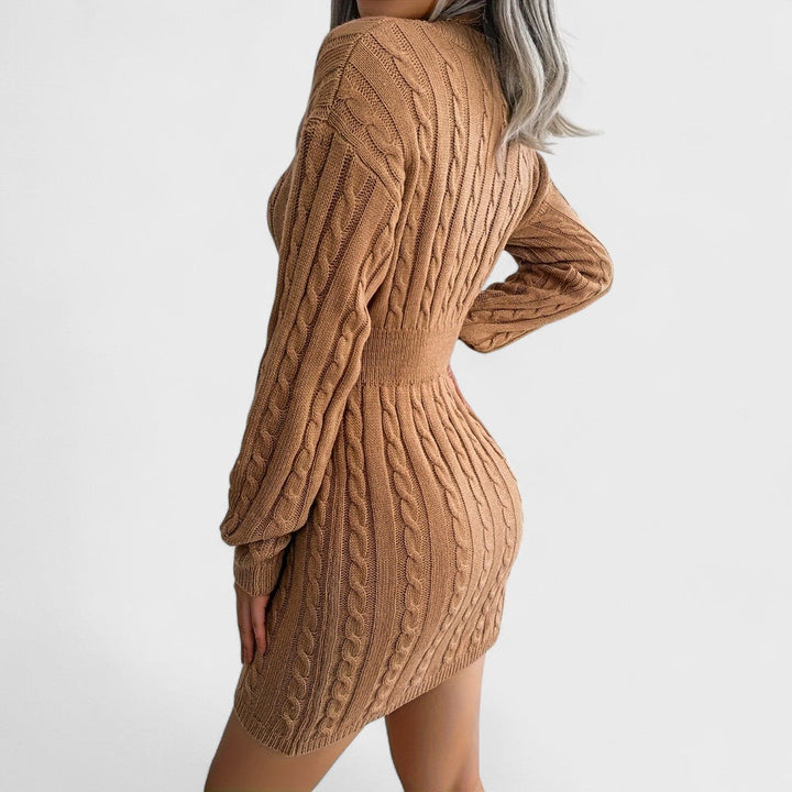 Purity - Warm and Refined Knit Dress