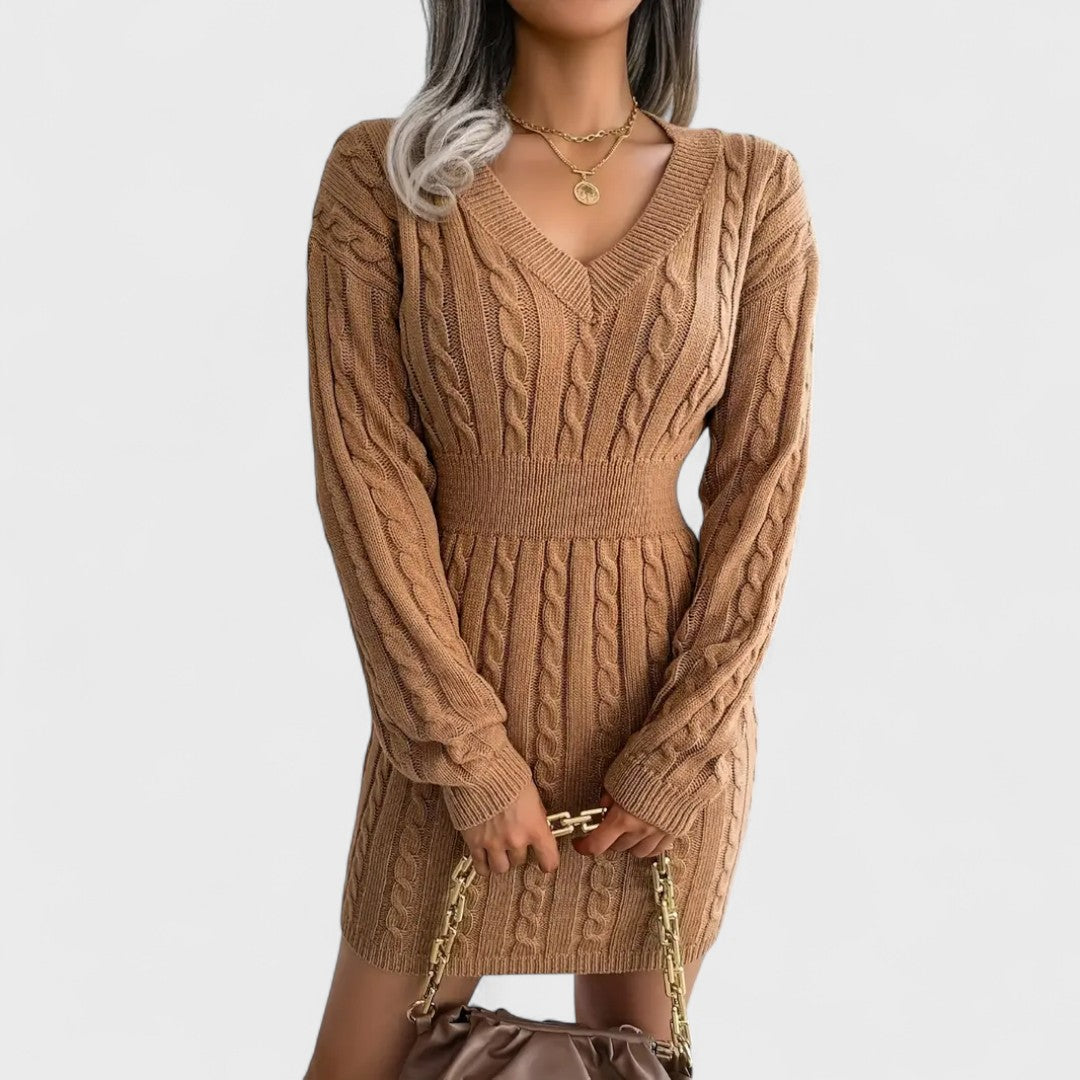 Purity - Warm and Refined Knit Dress