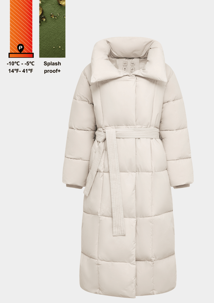 BLAIRE | ULTRA LONG BULLET BUTTON PUFFER JACKET