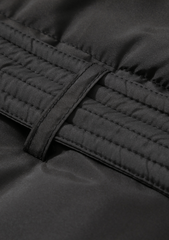 BLAIRE | OVERSIZED BULLET BUTTON PUFFER JACKET IN EXTRA LONG LENGTH