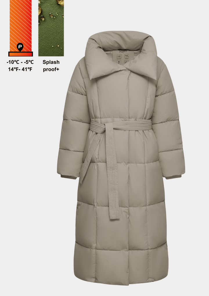 BLAIRE | ULTRA LONG BULLET BUTTON PUFFER JACKET
