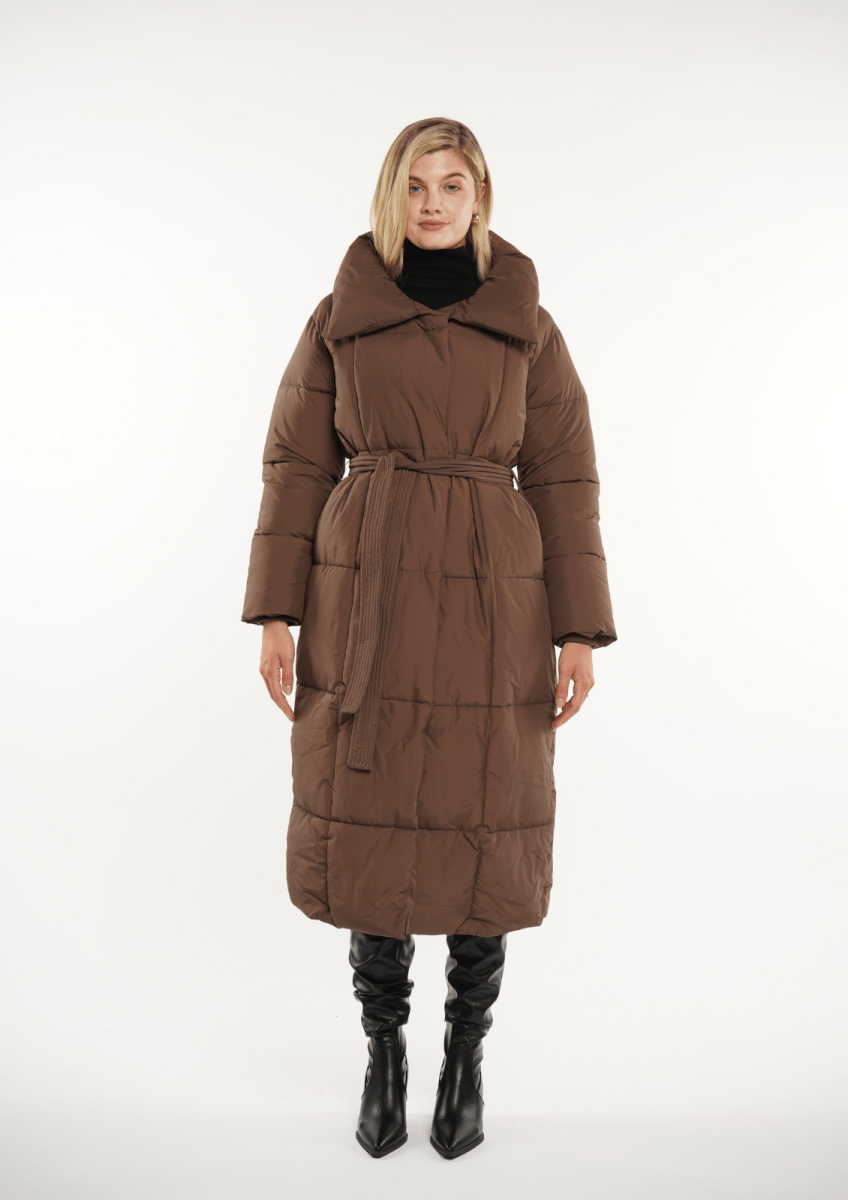 BLAIRE | ULTRA LONG BULLET BUTTON PUFFER JACKET
