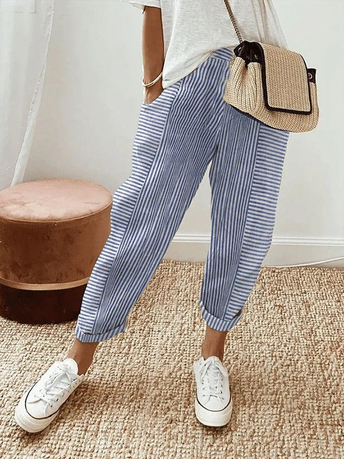 Paula | Striped Pants