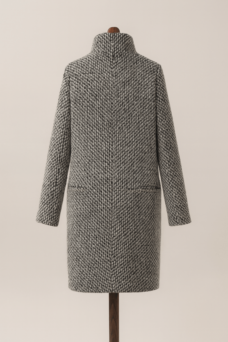 CLAUDIA - ELEGANT WOOL COAT FOR FALL AND WINTER